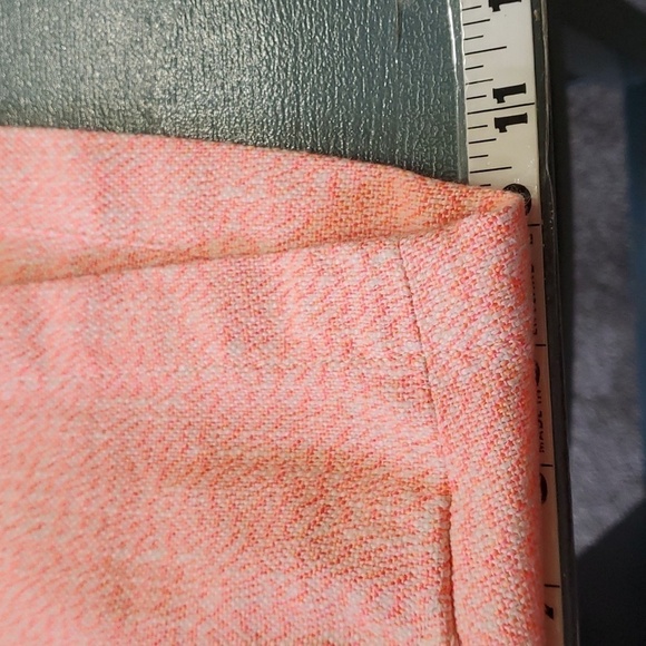 LILLY PULITZER shorts, pink/orange tweed. Size 0. Great used condition. Fringed - Picture 4 of 14